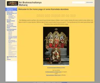 Brahmachaitanya.org(Sri Brahmachaitanya Maharaj) Screenshot