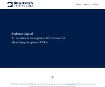 Brahman.com(Brahman Capital) Screenshot