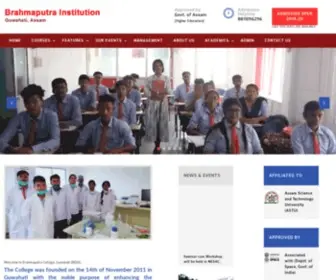 Brahmaputracollege.com(Brahmaputra Institute) Screenshot