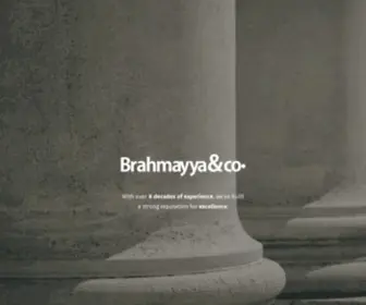 Brahmayya.com(Chartered Accountants in India) Screenshot