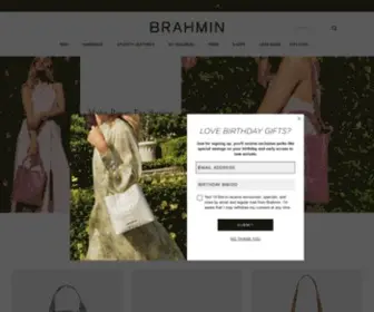Brahmin.com(Show off your style in BRAHMIN®) Screenshot