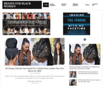 Braidsforblackwomens.com(Braids for Black Women) Screenshot