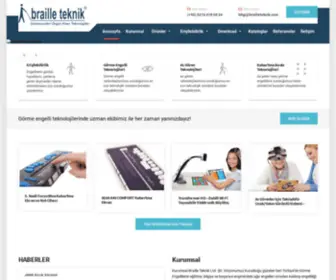 Brailleteknik.com(Braille Teknik) Screenshot