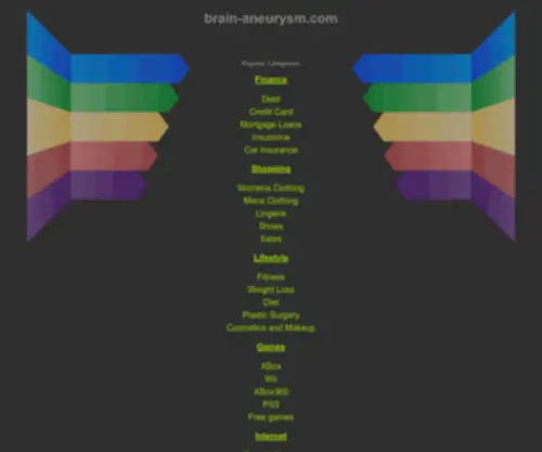 Brain-Aneurysm.com(Brain Aneurysm) Screenshot