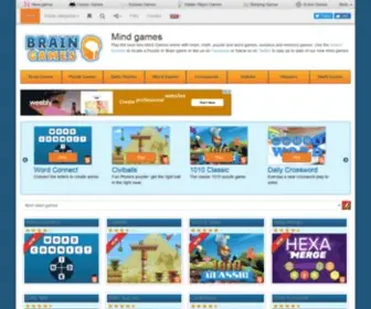 Brain-Games.co.uk(Free Online Mind Games) Screenshot