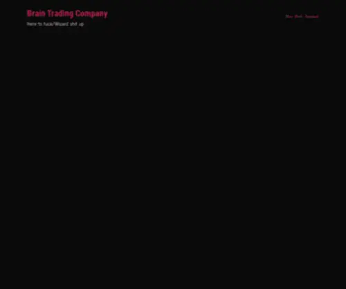 Brain-Trading-Company.com(Brain Trading Company) Screenshot