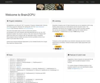 Brain2Cpu.com(Brain2CPU) Screenshot