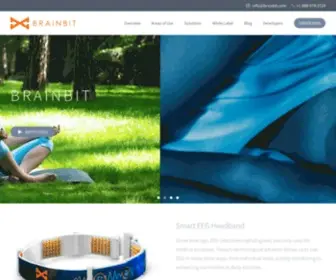 Brainbit.com(Wearable EEG headband) Screenshot