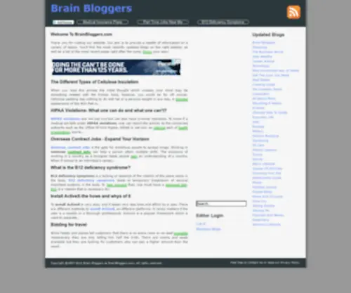 Brainbloggers.com(Brain Bloggers) Screenshot