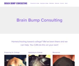 Brainbumpconsulting.com(AAH 2 College) Screenshot