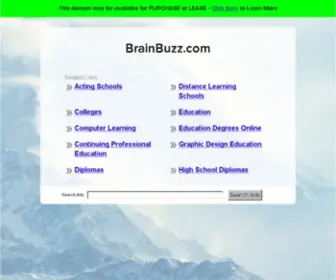 Brainbuzz.com(The domain) Screenshot
