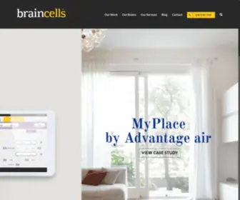 Braincells.com.au(Advertising, Marketing and Design Agency) Screenshot