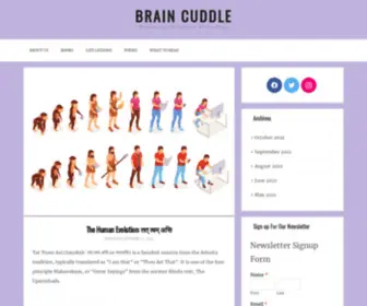 Braincuddle.com(Brain Cuddle) Screenshot