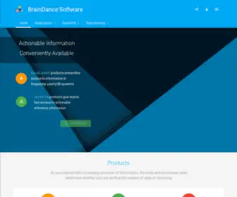 Braindance.com(Enterprise and productivity and collaboration software for teams of all sizes. Our products inc) Screenshot