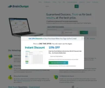 Braindumps.com(New certification dumps) Screenshot