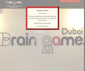 Braingame.ae(Escape Rooms Dubai) Screenshot