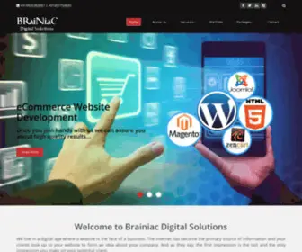 BrainiaCDigital.com(Brainiac Digital Solutions) Screenshot