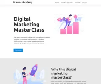 Brainiers.com(Blog Grid 3 Columns) Screenshot