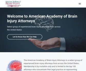 Braininjuryacademy.org(American Academy of Brain Injury Attorneys Ltd) Screenshot