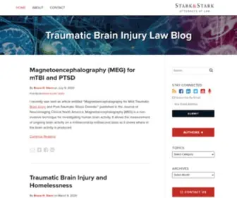 Braininjurylawblog.com(This law blog) Screenshot