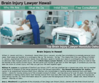 Braininjurylawyerhawaii.com(Hawaii Brain Injury Lawyer) Screenshot