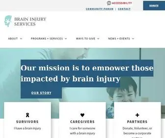 BraininjurysvCs.org(Brain Injury Support Services in Virginia) Screenshot