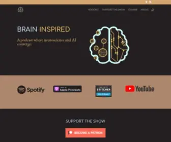 Braininspired.co(Brain Inspired) Screenshot