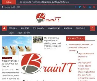 Brainit.co.in(Innovative blogging) Screenshot