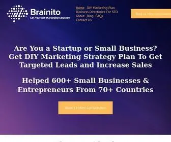 Brainito.com(Digital Marketing Marketplace) Screenshot