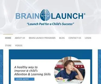 Brainlaunch.com(Launch Pad for a Child's Success Brain Launch) Screenshot