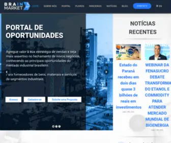 Brainmarket.com.br(Portal de Oportunidades) Screenshot