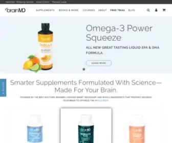 Brainmd.com(BrainMD by Dr. Daniel Amen) Screenshot