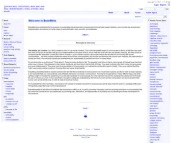 Brainmeta.com(NEUROSCIENCE, CONSCIOUSNESS, BRAIN, MIND, MIND-BRAIN, NEUROINFORMATICS, BRAIN MAPS, BRAIN ATLASES) Screenshot
