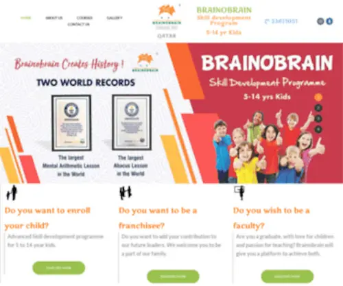 Brainobrainqatar.com(BRAINOBRAIN QATAR) Screenshot