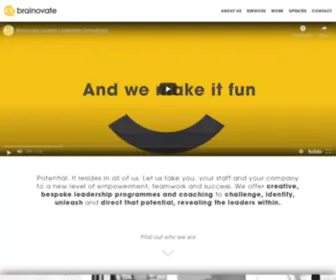 Brainovate.com(Leadership, innovation, strategy development) Screenshot