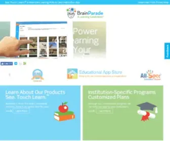 Brainparade.com(Interactive Learning Apps For Children With Autism) Screenshot