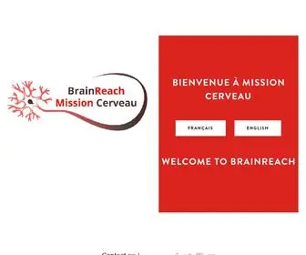 Brainreach.ca(Welcome/Bienvenue) Screenshot