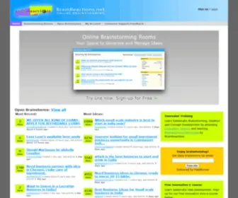 Brainreactions.com(Innovation generation) Screenshot