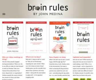 Brainrules.net(Brain Rules by John J. Medina) Screenshot
