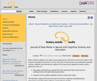 Brains-Minds-Media.org(Brains, Minds & Media) Screenshot