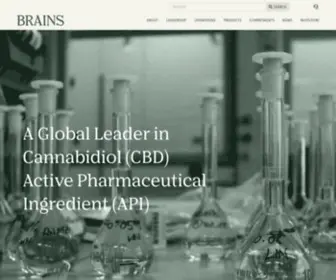 Brainsbioceutical.com(The Global Standard In Cannabinoid Based API) Screenshot