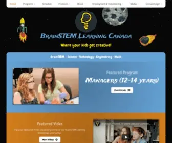 Brainstemlearning.ca(BrainSTEM Learning Canada) Screenshot