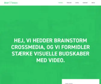 Brainstormcm.dk(Brainstorm CrossMedia) Screenshot