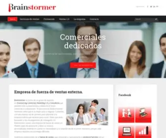 Brainstormer.es(Empresa de fuerza de ventas externa y outsourcing comercial) Screenshot