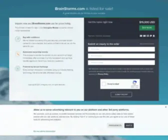 Brainstorms.com(Brainstorms) Screenshot