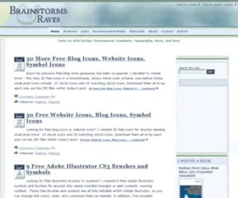 Brainstormsandraves.com(Brainstorms & raves) Screenshot