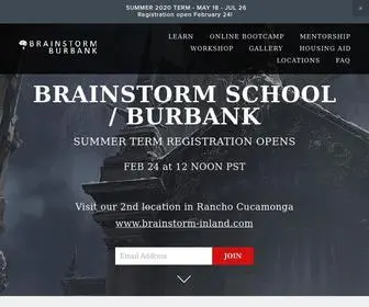 Brainstormschool.com(Brainstorm school) Screenshot