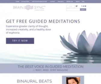 Brainsync.com(Brainwave Therapy) Screenshot