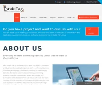 Braintagindia.com(Website Designing company in Delhi) Screenshot