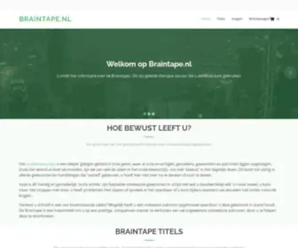 Braintape.nl(Welkom op) Screenshot